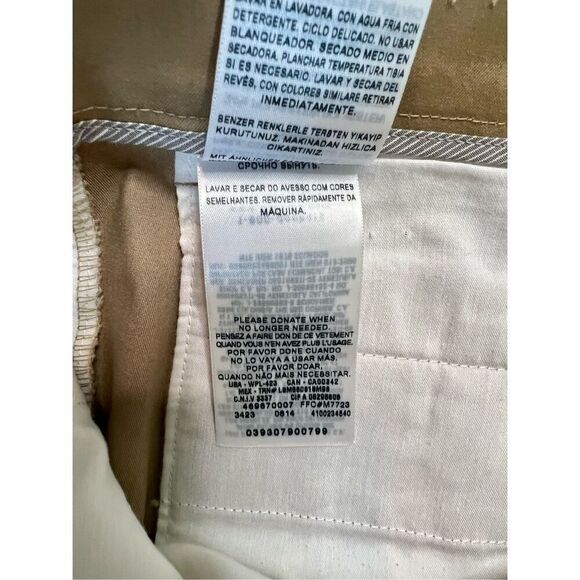 Dockers Men's Casual Tan Signature Straight Fit Khaki Chino Pants sz 38/32 - Picture 10 of 11